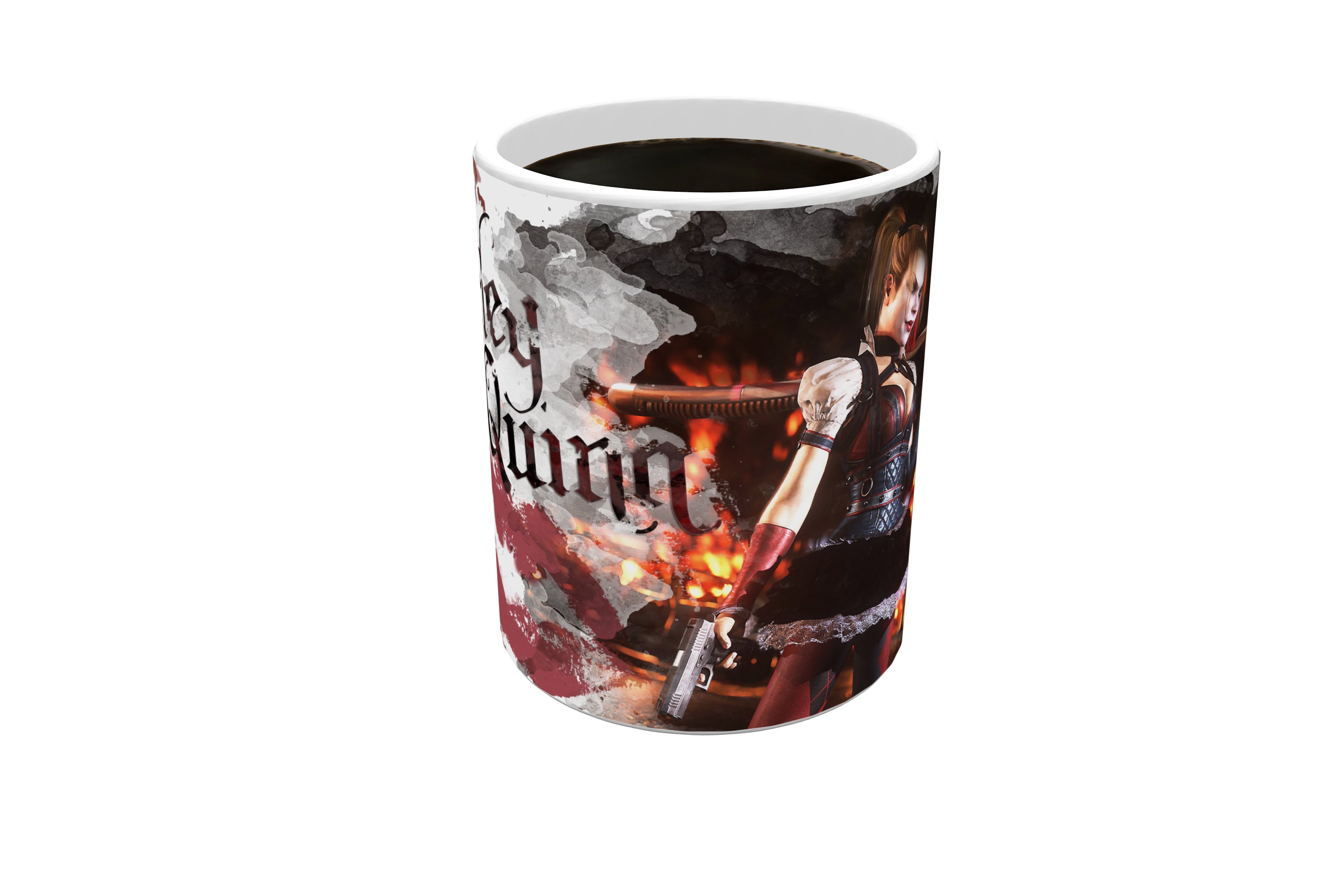 DC Comics (Batman: Arkham Knight - Kisses From Harley) Morphing Mugs® Heat-Sensitive Mug MMUG190